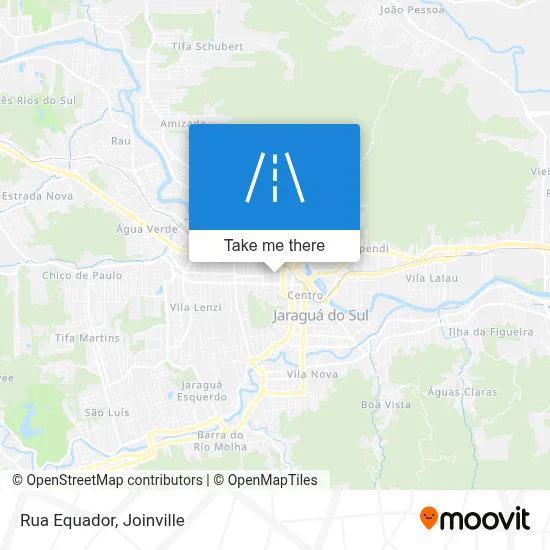 Rua Equador map