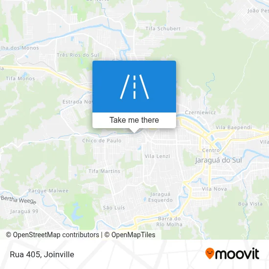 Rua 405 map