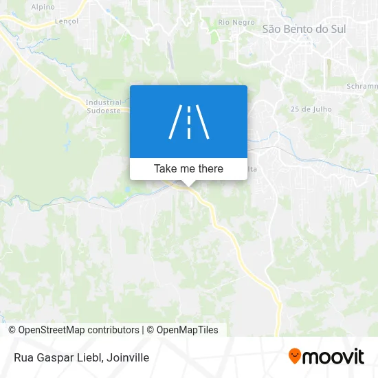 Rua Gaspar Liebl map