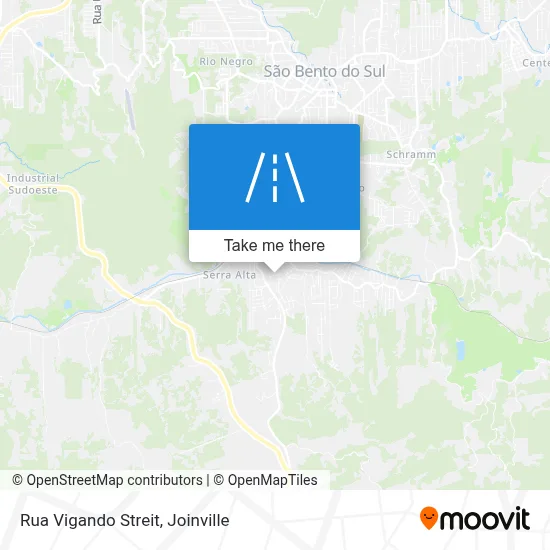 Rua Vigando Streit map
