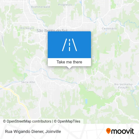 Rua Wigando Diener map