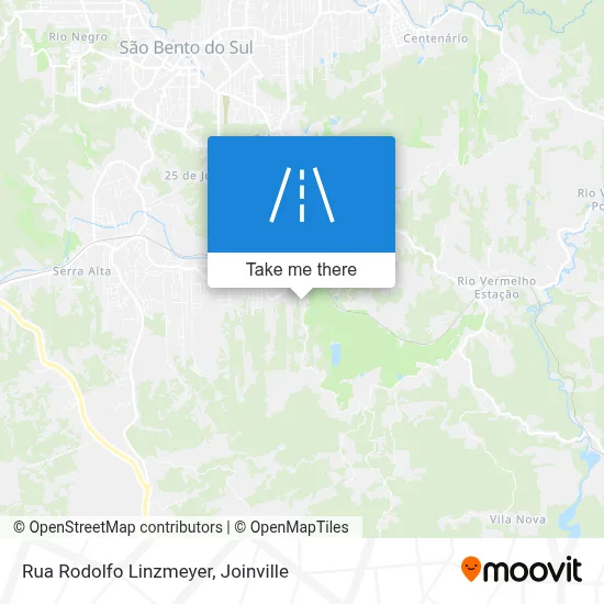 Rua Rodolfo Linzmeyer map