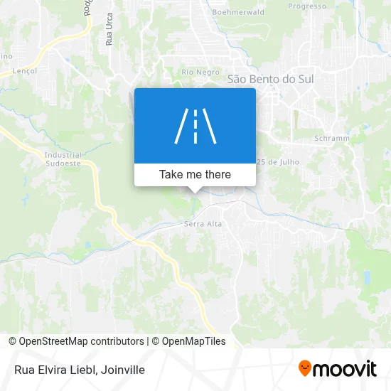 Rua Elvira Liebl map