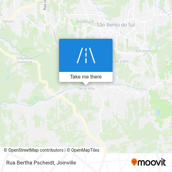 Rua Bertha Pscheidt map