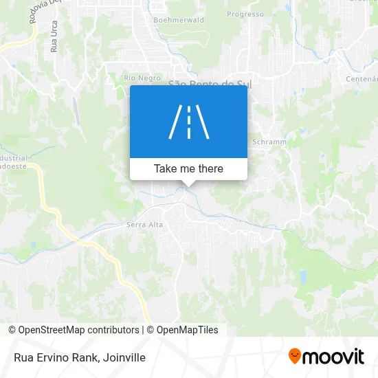 Rua Ervino Rank map
