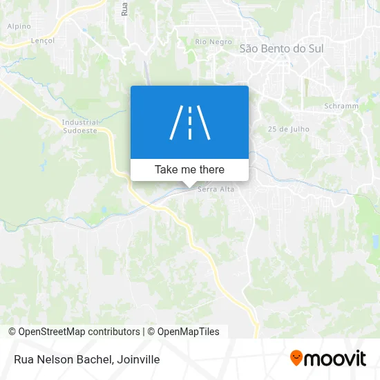 Rua Nelson Bachel map