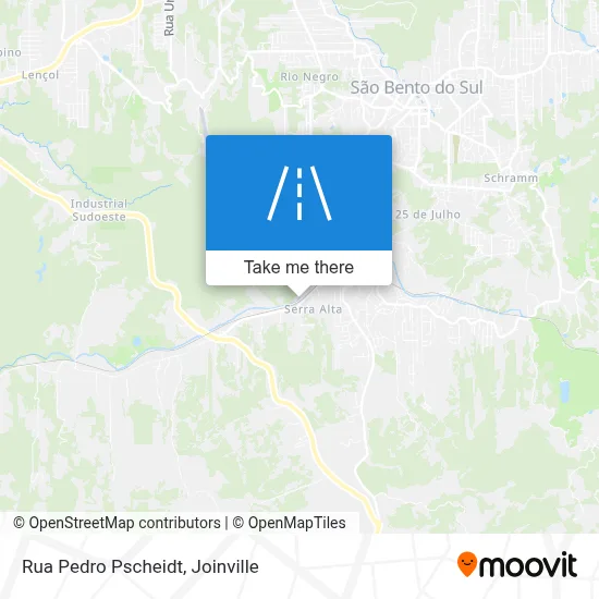 Rua Pedro Pscheidt map