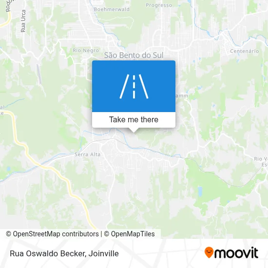 Rua Oswaldo Becker map