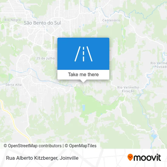 Rua Alberto Kitzberger map