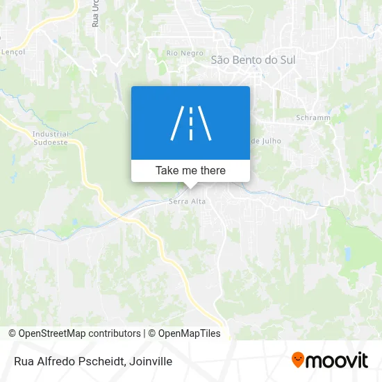 Rua Alfredo Pscheidt map