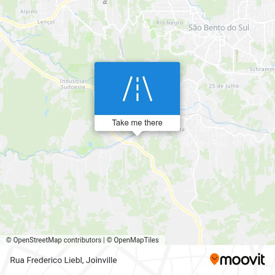 Rua Frederico Liebl map