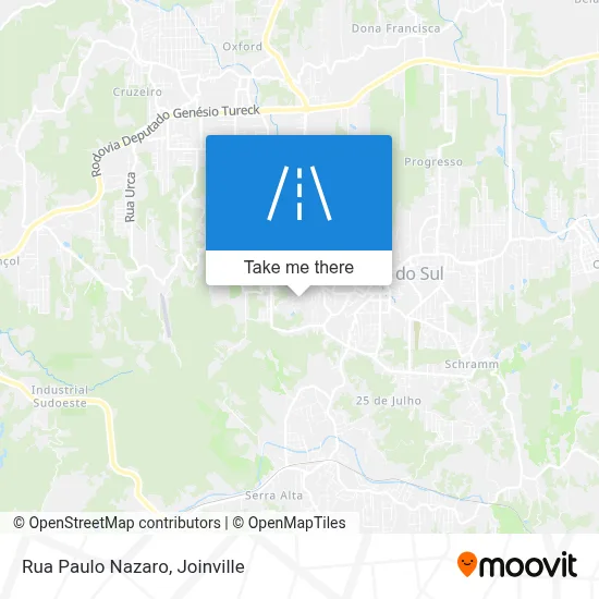 Rua Paulo Nazaro map