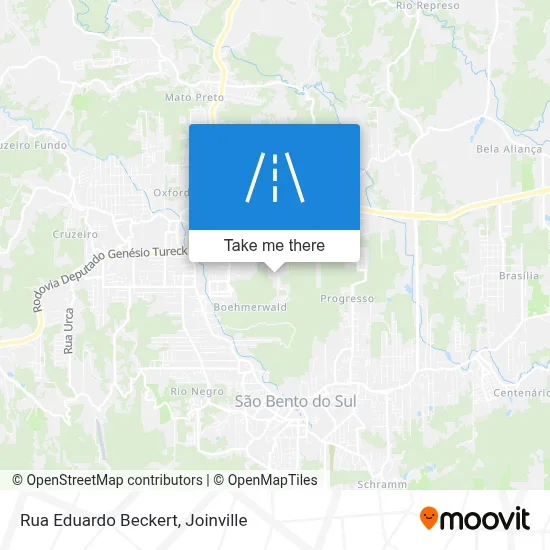 Rua Eduardo Beckert map