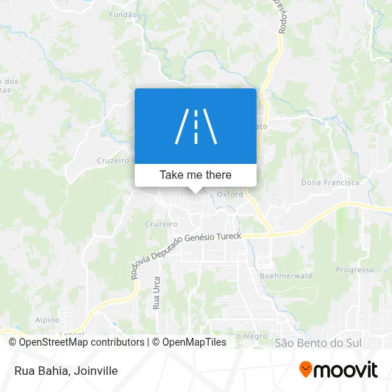 Rua Bahia map