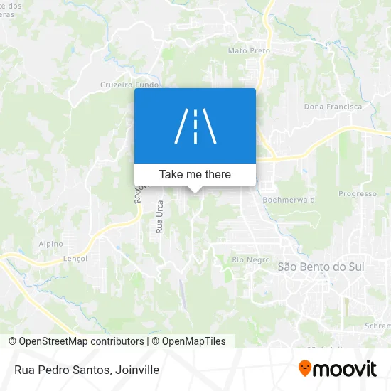 Rua Pedro Santos map