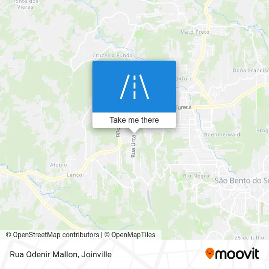 Rua Odenir Mallon map