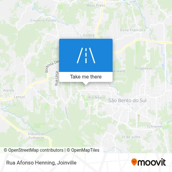 Rua Afonso Henning map