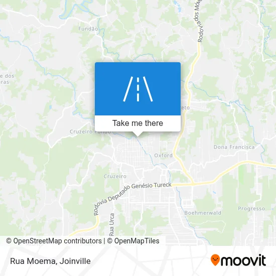 Rua Moema map