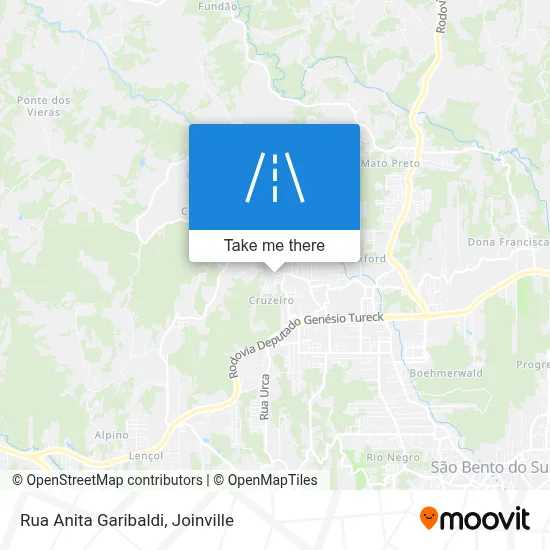 Rua Anita Garibaldi map