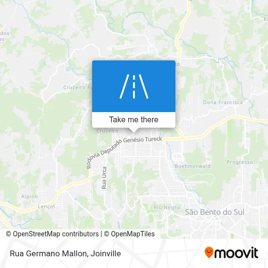 Rua Germano Mallon map