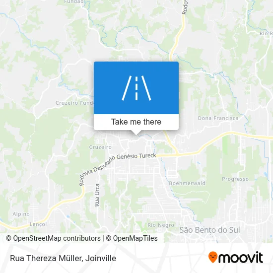 Rua Thereza Müller map