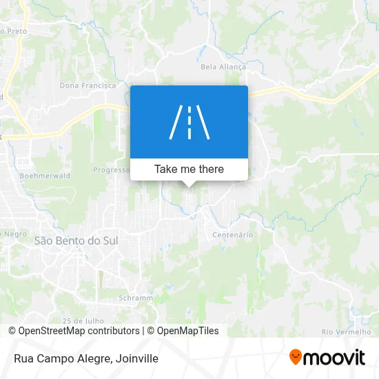 Rua Campo Alegre map
