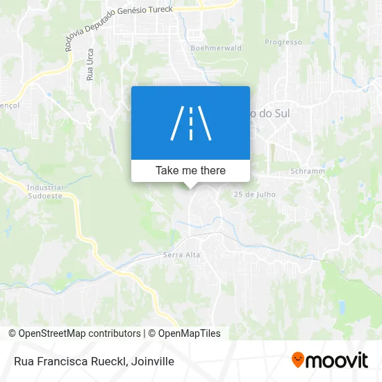 Rua Francisca Rueckl map