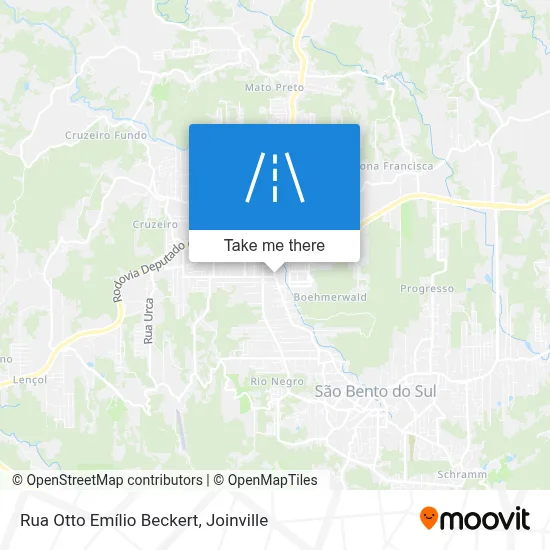 Rua Otto Emílio Beckert map