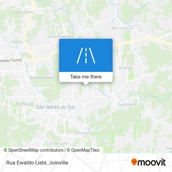 Rua Ewaldo Liebl map