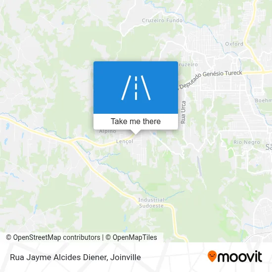 Rua Jayme Alcides Diener map