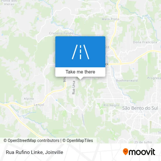 Rua Rufino Linke map