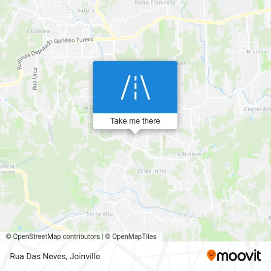 Rua Das Neves map