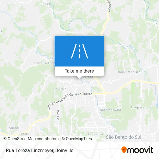 Rua Tereza Linzmeyer map