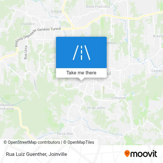 Rua Luiz Guenther map