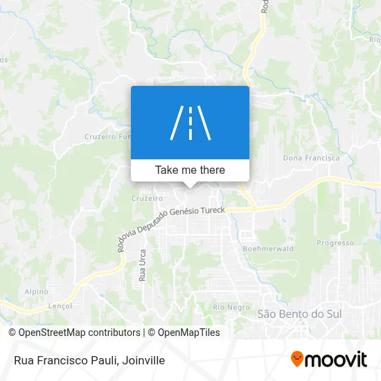 Rua Francisco Pauli map