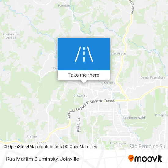Rua Martim Sluminsky map