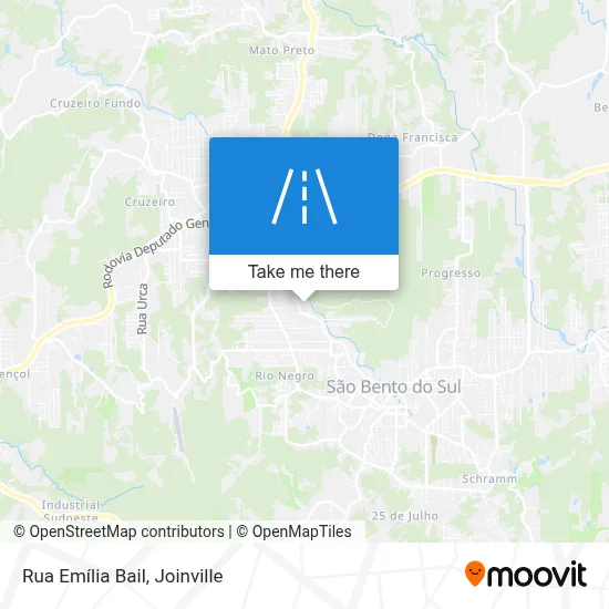Rua Emília Bail map