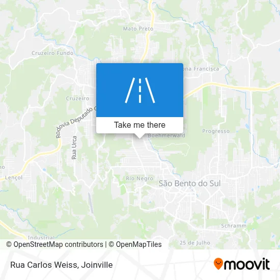 Rua Carlos Weiss map