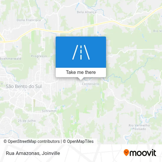 Rua Amazonas map