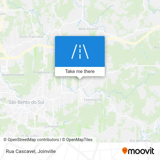 Rua Cascavel map