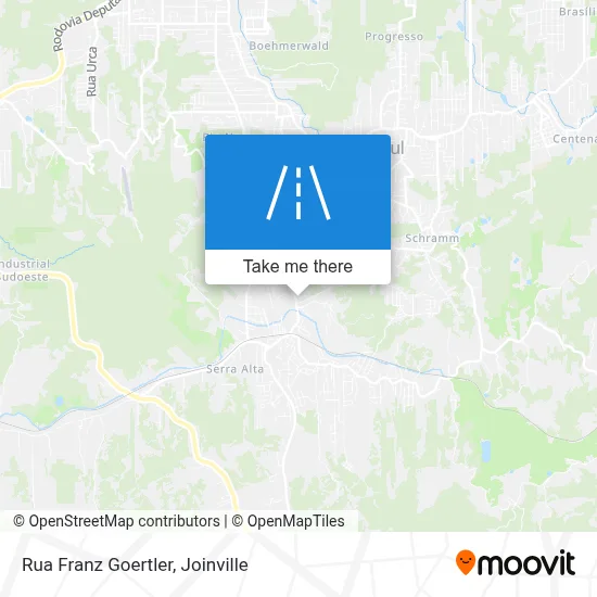 Rua Franz Goertler map