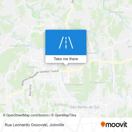 Rua Leonardo Ossovski map