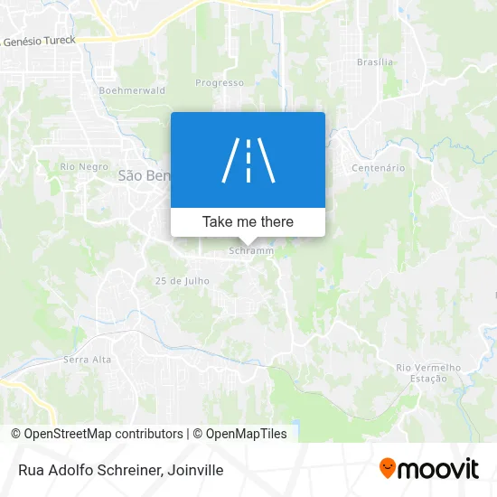 Rua Adolfo Schreiner map