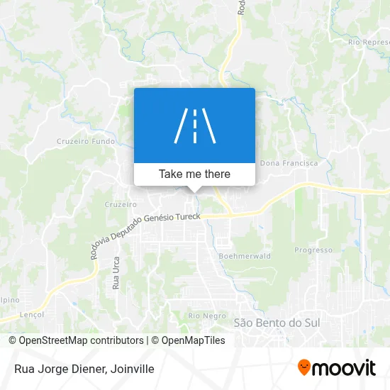 Rua Jorge Diener map