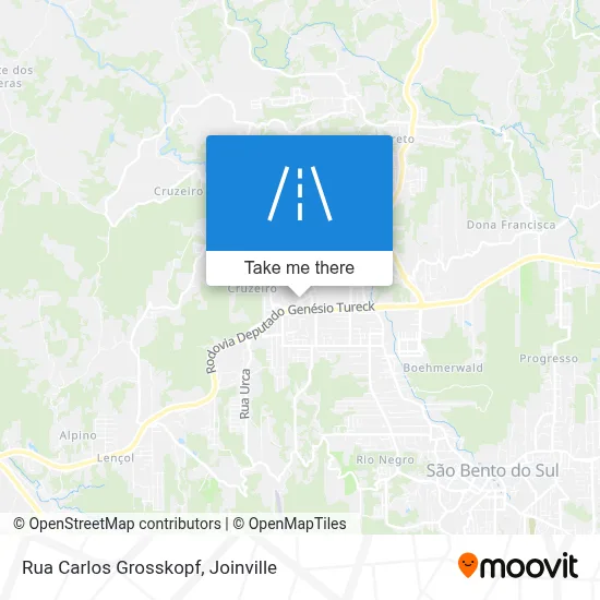 Rua Carlos Grosskopf map