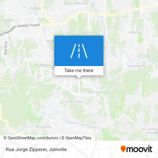 Rua Jorge Zipperer map