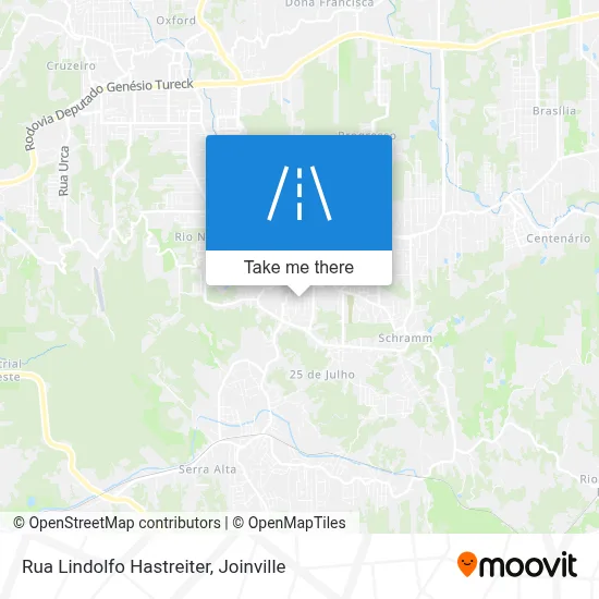 Rua Lindolfo Hastreiter map