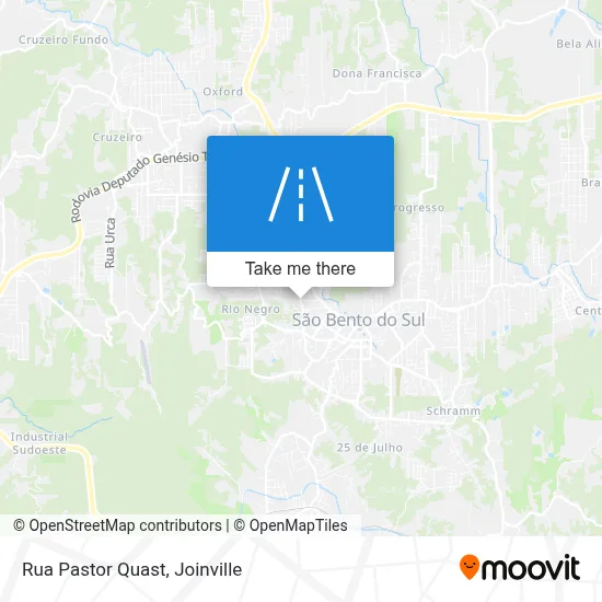 Rua Pastor Quast map