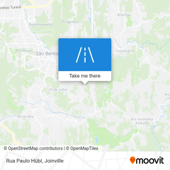 Rua Paulo Hübl map
