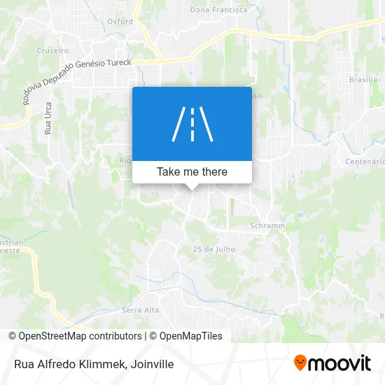 Rua Alfredo Klimmek map